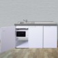 Büroküche Kompaktküche 150 cm breit mit Mikrowelle [2/13]