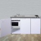 Büroküche Kompaktküche 150 cm breit mit Mikrowelle [3/14]