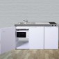 Büroküche Kompaktküche 150 cm breit mit Mikrowelle [4/13]
