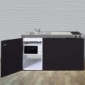 Büroküche Kompaktküche 150 cm breit mit Mikrowelle [9/14]