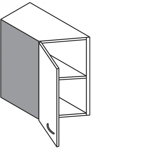 Diagonal-Hängeschrank mit 1 Drehtür