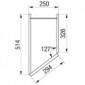 Diagonal-Hängeschrank mit 1 Drehtür [3/18]