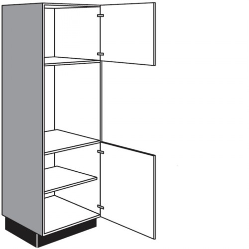 Geräteumbauschrank mit 2 Drehtüren und 1 verstellbarer Fachboden
