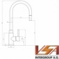 VSA Acciaio MC I 0033 Armatur mit Geschirrbrause [4/4]