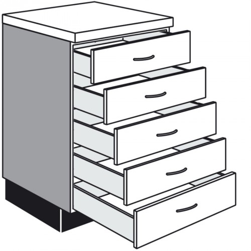 Unterschrank Mit 5 Schubkasten