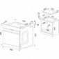 Einbauherd-Set mit Glaskeramik-Kochfeld mit Bräterzone 9 Funktionen [4/5]