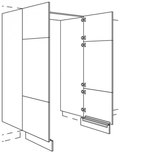 Hochschrank Durchgangstür