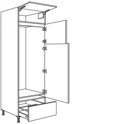 Hochschrank Geräte-Umbau für Kühl- und Gefrierautomat