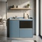 modulLINE ML 110 M Minik&uuml;che aus Holz mit Mikrowelle [5/25]