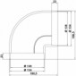 Rohrbogen 90° Verlustarme Umlenkung über integrierten Leitkörper [3/3]