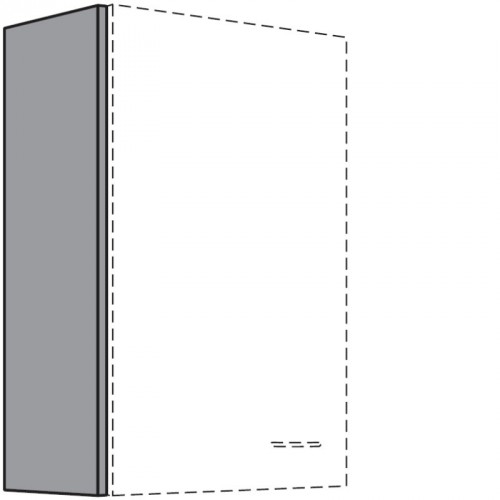 Hängeschrank-Wangen in Korpusfarbe 16 mm dick