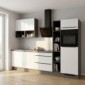 Impuls K&uuml;chenblock 280 cm moderne geradlinige K&uuml;che mit Regalsystemen [3/9]