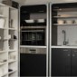 pro-art casekitchen light - mobile Schrankküche im Flightcase mit Rollen [18/24]