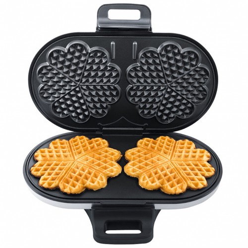 Doppel-Waffeleisen für 2 Waffeln mit 16,5 cm Ø