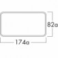 E-Jal Col flow 125 Mauerkasten mit Thermobox - Anschluss: 174x82 mm [3/4]