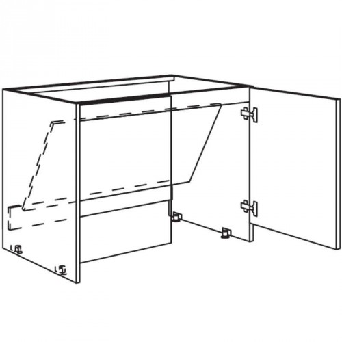 Spülen-Umbauschrank barrierefrei