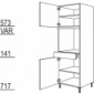 Hochschrank für Geräte-Umbauten, Backofen [2/9]