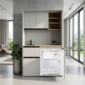 modulLINE ML 110 KA Schrankk&uuml;che aus Holz mit K&uuml;hlschrank [2/7]