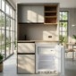 modulLINE ML 110 KA Schrankk&uuml;che aus Holz mit K&uuml;hlschrank [4/7]