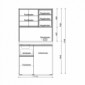modulLINE ML 110 KA Schrankk&uuml;che aus Holz mit K&uuml;hlschrank [7/7]