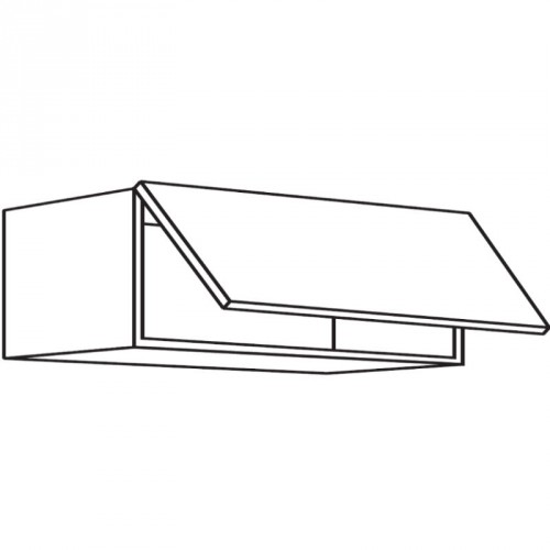 Horizontaler Oberschrank mit Klappe