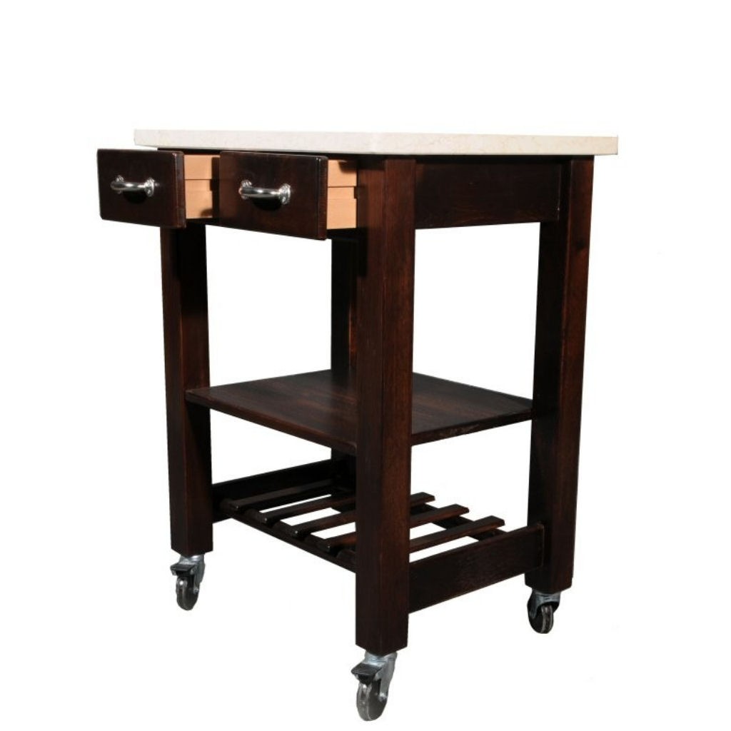 Küchenwagen mit Granitplatte