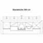 Einbauküche Büroküche 300 cm kompakt mit Elektrogeräte [3/8]