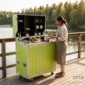 kitcase pro-art Kofferk&uuml;che gr&uuml;n matt - Die mobile K&uuml;che im Flightcase mit Rollen [8/19]