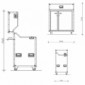 kitcase pro-art Kofferküche grün matt - Die mobile Küche im Flightcase mit Rollen [5/8]