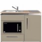 Büroküche Metall 120 cm breit Designline mit Mikrowellenofen [7/22]