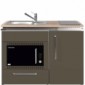 Büroküche Metall 120 cm breit Designline mit Mikrowellenofen [8/22]