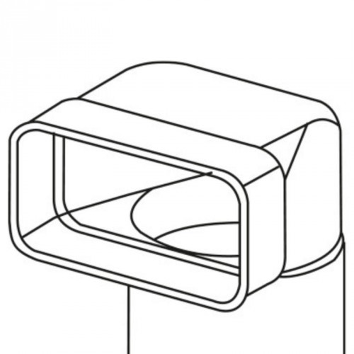 Umlenkstück 500 mm Rundrohr