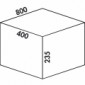 Einbau-Abfallsammler Cox(R) Box 235 S/800-4 [2/2]
