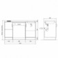 Minik&uuml;chencenter mit 60 cm Geschirrsp&uuml;lmaschine F [6/8]