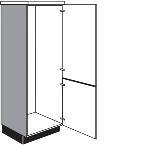 Highboardschrank für Einbaugeräte mit 2 Geräte-Drehtüren