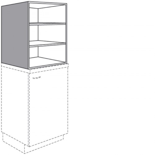 Aufsatzregal in Korpusfarbe