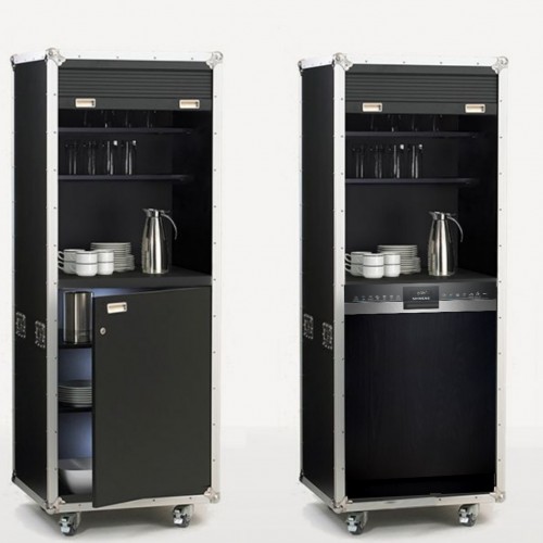 kitcase pro-art Kofferküche-Beistellschrank hoch innenbreite 53,5 cm in verschiedenen Ausführungen