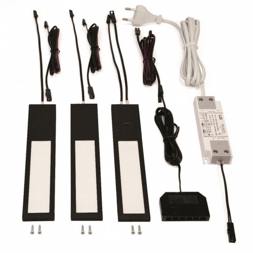 LED Bright II Unterbauleuchte mit Masterleuchte schwarz