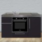 Kompaktküche 150 cm breit mit Backofen [9/18]