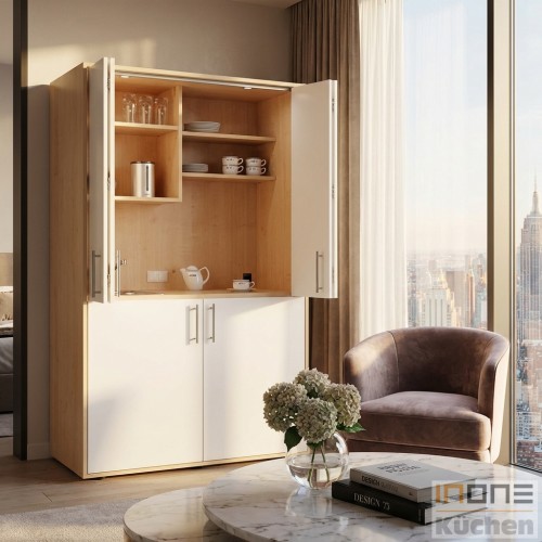 designLINE pro-art Schrankk&uuml;che 118 cm verschiedene Dekore