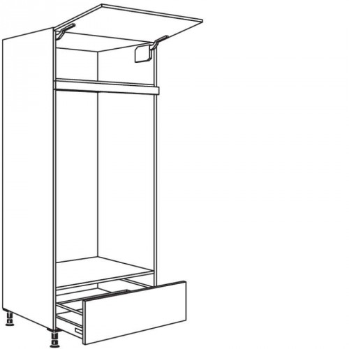 Hochschrank Geräte-Umbau Doppel-Backöfen 1298 mm Nische