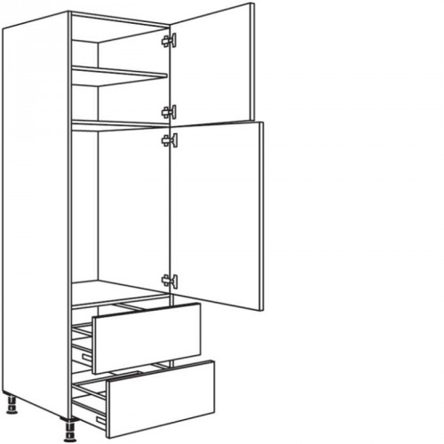 Hochschrank Geräte-Umbau für Kühlautomaten