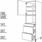Hochschrank für Geräte-Umbauten, Dampfgarer Kompaktgerät [2/9]
