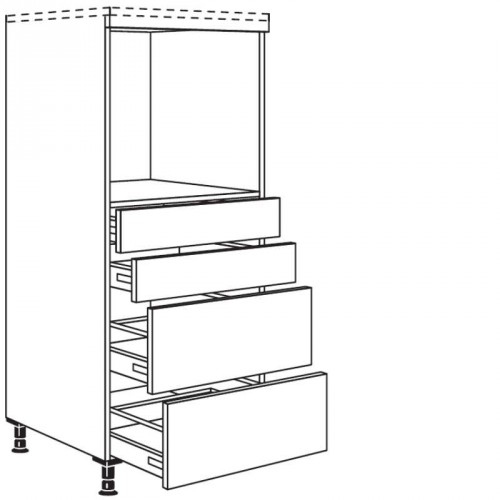 Highboard für Geräte-Umbauten