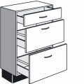 Vitrinen Unterschrank KÜ68669