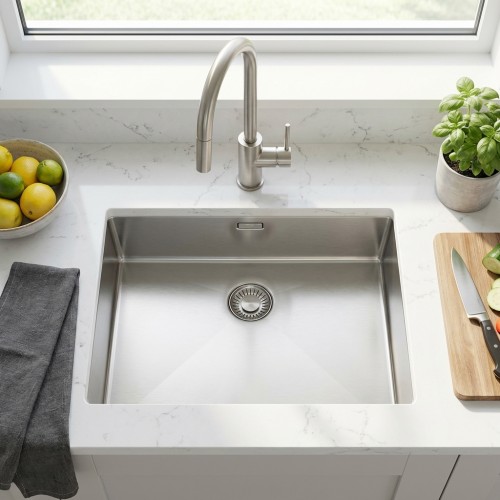 Edelstahlbecken New Jersey 50x37