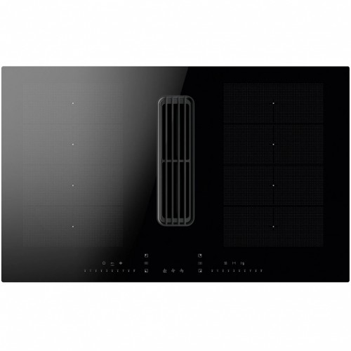 Muldenl&uuml;fter mit Induktionskochfeld