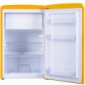 Kühlschrank mit Gefrierfach 88 cm Höhe Retro Design gelb [3/4]