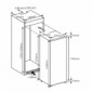 Einbaukühlschrank mit Gefrierfach 123 cm Nische [3/4]