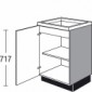 Unterschrank für Kochmulde oder Induktionskochfeld [2/16]